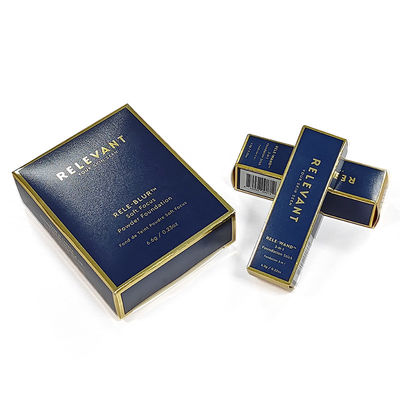 Gepersonaliseerde kleur Lipstick Opvouwbaar Karton Parfum Fles Lipstick Geschenk Cosmetische Verpakking Papier Kleurdoos