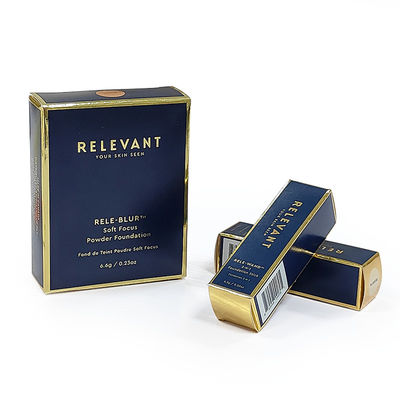 Gepersonaliseerde kleur Lipstick Opvouwbaar Karton Parfum Fles Lipstick Geschenk Cosmetische Verpakking Papier Kleurdoos