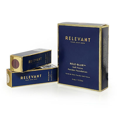 Gepersonaliseerde kleur Lipstick Opvouwbaar Karton Parfum Fles Lipstick Geschenk Cosmetische Verpakking Papier Kleurdoos