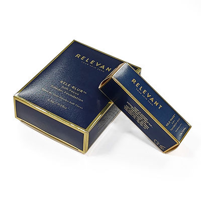 Gepersonaliseerde kleur Lipstick Opvouwbaar Karton Parfum Fles Lipstick Geschenk Cosmetische Verpakking Papier Kleurdoos