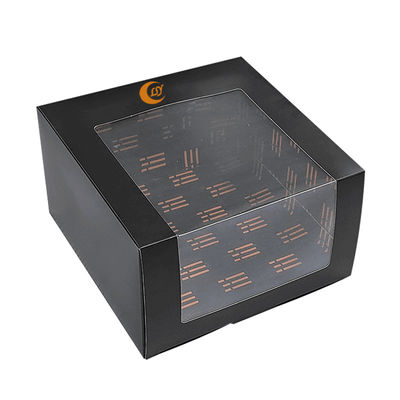 Custom Paper Hoed Verpakking Baseball Cap Venster Gift Box Met Duidelijke PVC Venster voor Baseball Cap
