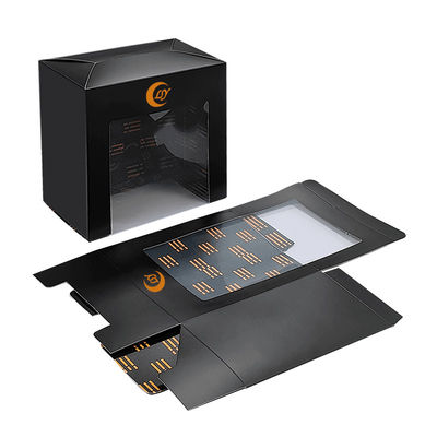 Custom Paper Hoed Verpakking Baseball Cap Venster Gift Box Met Duidelijke PVC Venster voor Baseball Cap