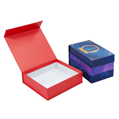 Gepersonaliseerde luxe cadeauverpakking aangepaste magnetische stijve papieren doos met magnetische flap