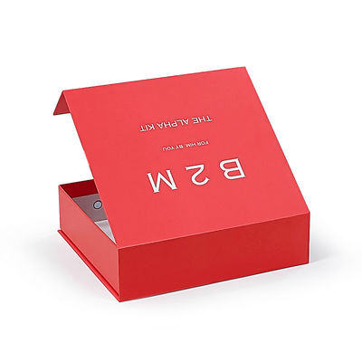 Gepersonaliseerde luxe cadeauverpakking aangepaste magnetische stijve papieren doos met magnetische flap