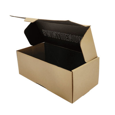 FSC-certificaat Easy Tear Strip Opening Seal Bruin Kraft gegolfd karton verzenddoos Zipper mailerdozen