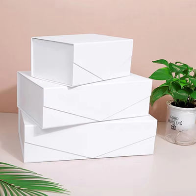 Op maat gemaakte opvouwbare vouwdoos Geschenkdoos Magnetische rigide platte doos Pakket