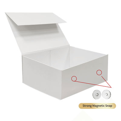Op maat gemaakte opvouwbare vouwdoos Geschenkdoos Magnetische rigide platte doos Pakket