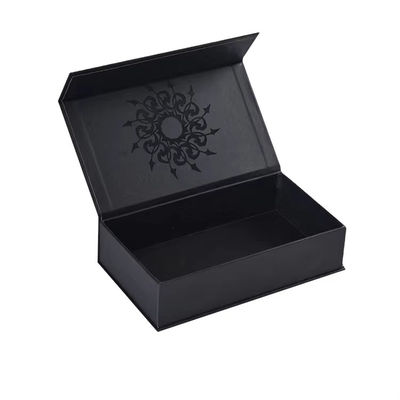 Magnetische boekvormige doos Perfume fles Verpakkingspapier cadeaubon voor groothandel Met PVC-venster