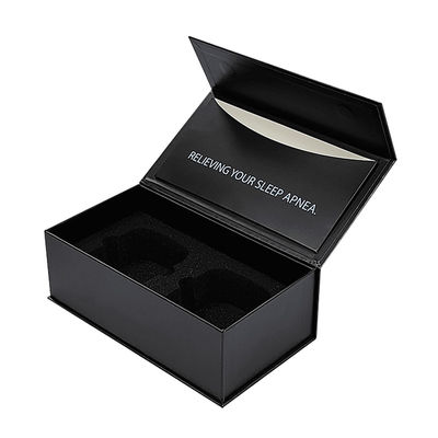 Magnetische boekvormige doos Perfume fles Verpakkingspapier cadeaubon voor groothandel Met PVC-venster