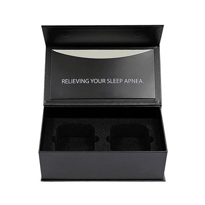 Magnetische boekvormige doos Perfume fles Verpakkingspapier cadeaubon voor groothandel Met PVC-venster