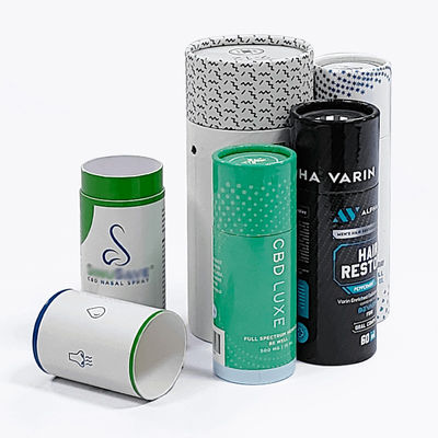 Op maat gemaakte postdozen met papierbuisdozen Verpakking voor kaars