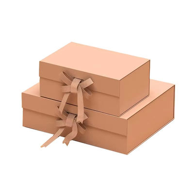 Gepersonaliseerd logo herbruikbaar vouwbaar papieren doos Magnetische doos voor sieraden Cosmetische verpakking cadeau