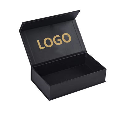 Fabriek Op maat gemaakte verpakkingen Drukdoos Karton Zwart papier Magnet Geschenkdoos Verpakking met binnenschuim