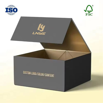 Op maat gedrukt stijf hoog luxe papier verpakkingsdoos karton cadeaubon speciaal papier vouwbaar magnetisch opvouwbaar doos