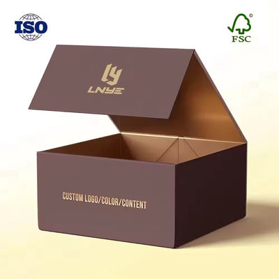 Op maat gedrukt stijf hoog luxe papier verpakkingsdoos karton cadeaubon speciaal papier vouwbaar magnetisch opvouwbaar doos