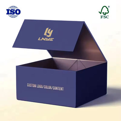 Op maat gedrukt stijf hoog luxe papier verpakkingsdoos karton cadeaubon speciaal papier vouwbaar magnetisch opvouwbaar doos