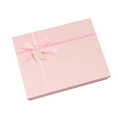 Aangepaste kerstcadeau doos grote deksel bodemdoos verpakking boog feestband luxe unieke feest feest cadeau doos