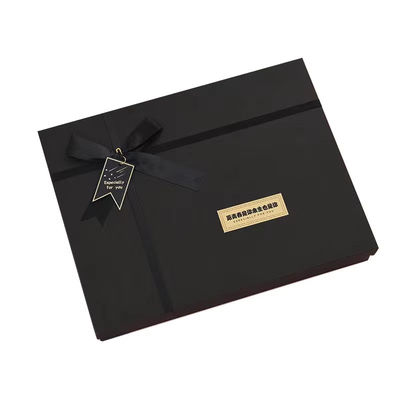 Aangepaste kerstcadeau doos grote deksel bodemdoos verpakking boog feestband luxe unieke feest feest cadeau doos