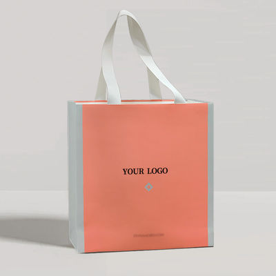 Gepersonaliseerde High-end handgeschenkzakken Kledingwinkel Gepersonaliseerde ambachtelijke kraft papieren zakken Geschenkverpakking