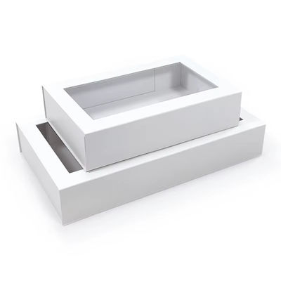 Rigid Cardboard Matt Art vouwbaar geschenkdoos gemaakt van kunstpapier en karton Magnetisch vouwbaar geschenkdoos met venster