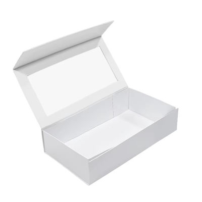 Rigid Cardboard Matt Art vouwbaar geschenkdoos gemaakt van kunstpapier en karton Magnetisch vouwbaar geschenkdoos met venster