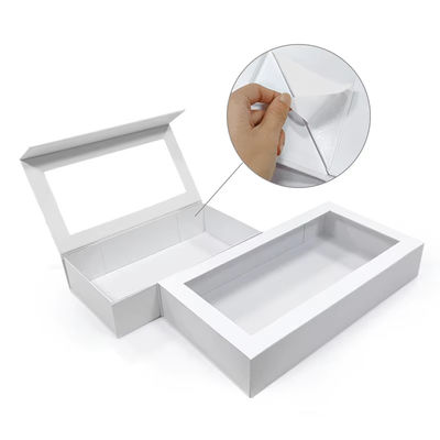 Rigid Cardboard Matt Art vouwbaar geschenkdoos gemaakt van kunstpapier en karton Magnetisch vouwbaar geschenkdoos met venster