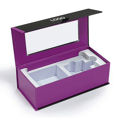 Gepersonaliseerd logo Luxe karton Magnetische draadloze koptelefoon verpakkingsdoos met EVA Liner verpakking hangende doos