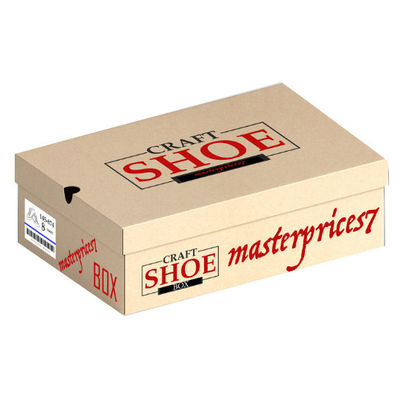 Gepersonaliseerde golfkartonnen schoenen dozen met logo verpakking verzenddozen mat oppervlak afwerking voor paraplu