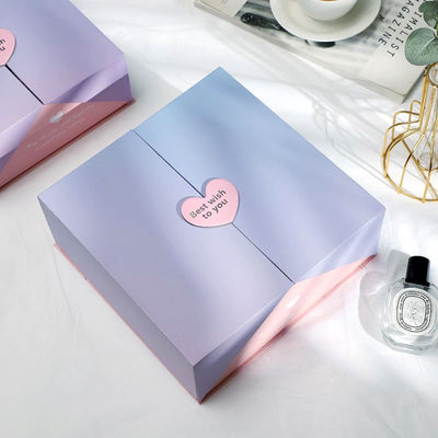 Gepersonaliseerde dubbele deur open ring parfum horloge verpakking cadeaubon met uw eigen logo