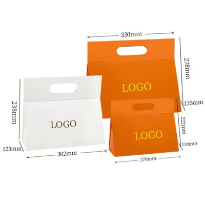 Customized Unique Design Special Shaped Foldable Gift Box With Your Own Logo Portable With Handle