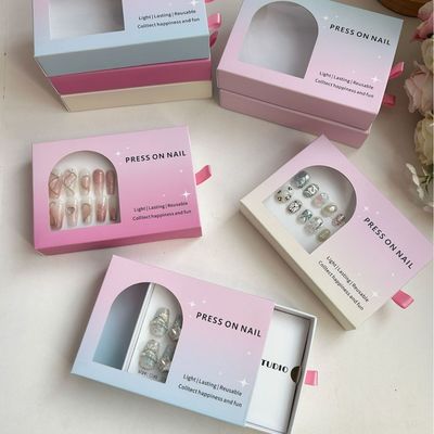 Milieuvriendelijke Luxe Sieradenverpakkingsdozen voor Oorbellen van Gerecycled Karton met Sponsbekleding en Stempeltechniek voor Kaarsen en Portemonnees