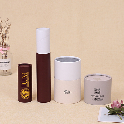 Eco-vriendelijke verpakking van kaarsenbuizen Biologisch afbreekbare papieren buizen geschenkdozen voor glazen potten