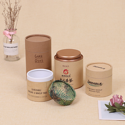 Eco-vriendelijke verpakking van kaarsenbuizen Biologisch afbreekbare papieren buizen geschenkdozen voor glazen potten