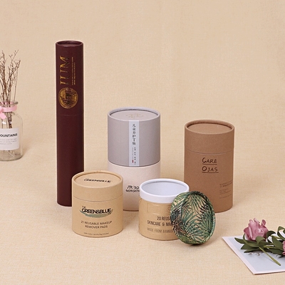 Eco-vriendelijke verpakking van kaarsenbuizen Biologisch afbreekbare papieren buizen geschenkdozen voor glazen potten