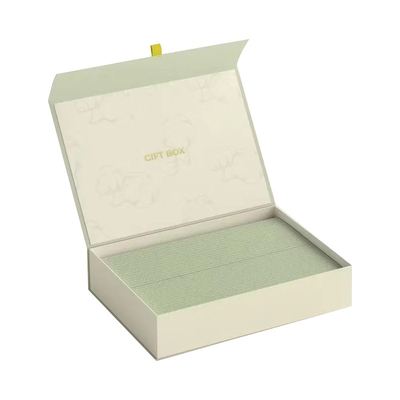 Op maat gerecycleerde luxe rigide cadeau magnetische flip top doos Handgemaakte parfums Juwelen Cosmetica Verpakking opslag Klapppapierdoos