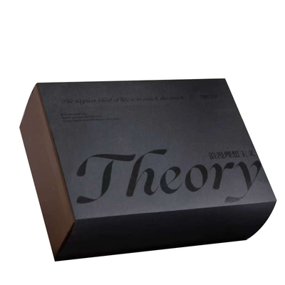 Eco-vriendelijk Custom Zipper Mailer Box golfkarton met Zwarte Matte Laminatie UV-lak