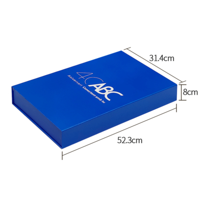 Persoonlijke afmeting Recyclebaar karton cadeaubon met magnetisch afsluiting Papier Hard Rigid Magnetische presentatie Doos Verpakking Luxe Opvouwbaar Magnetisch voor sportartikelen