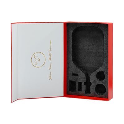 Groothandel Op maat gedrukte grote magnetische dozen Verpakking voor badminton & padel rackets Grote cadeaubon met logo drukwerk