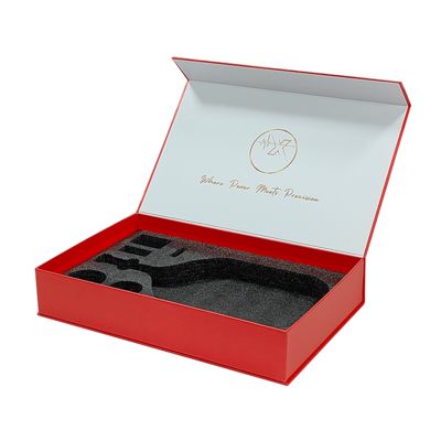 Groothandel Op maat gedrukte grote magnetische dozen Verpakking voor badminton & padel rackets Grote cadeaubon met logo drukwerk