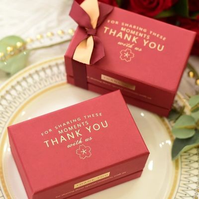 ISO9001 Aanpassen Luxe Parfum Verpakking Geschenkdoos Twee stukken deksel en basis boog stropdas Kartonnen doos voor cosmetica