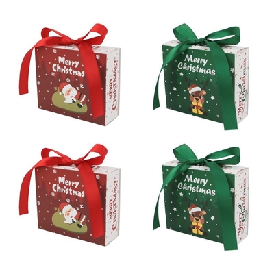 Custom 2025 Kerstcadeau doos Gepersonaliseerde vakantieverpakking voor bedrijfscadeaus Feestelijke versieringen