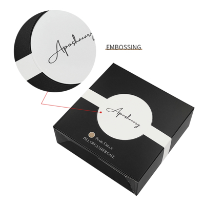 Milieuvriendelijke op maat gemaakte logo recyclebare doosverpakking voor make-up lipgloss nagellakolie