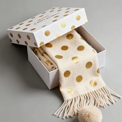 Aangepaste Luxe Kerstcadeauverpakkingen Matte Stevige Kartonnen Doos voor het Verpakken van Sjaal Jurk Ondergoed Overhemd Gerecycled Aseptisch Materiaal