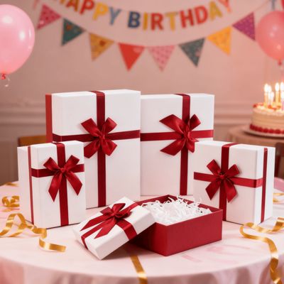 Fabriek Aangepaste Luxe Geschenk Doos met Deksel, Gecoat Karton met Matte Laminering, Embossing en Stamping voor Geschenkverpakking