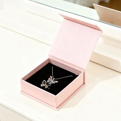 Op maat gemaakte logo's, zwarte kartonnen magnetische dozen, set kleine vierkante verpakkingen voor sieraden, wimpers, brillen