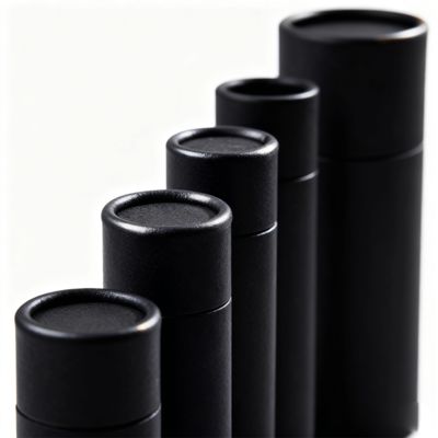 Aangepaste cilindrische papieren koker voor tandenborstel, essentiële olie, kaarsen, koffie, thee, verpakking, ambachtelijk papier en karton