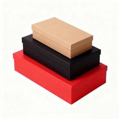 Op Maat Gemaakte Luxe Oranje Deksel Bodem Platte Pak Cadeaudozen Set Met Papieren Zak Kenmerken Matte Laminering Embossing Goudfolie Drukken