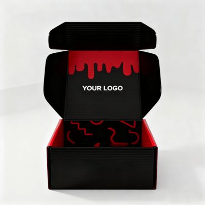 Op maat gemaakte luxe damesschoenendozen met logo, milieuvriendelijke postverpakking van golfkarton voor schoenen of kleding