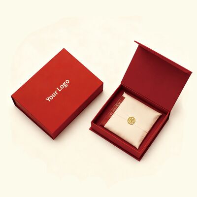 Aanpasbare Recyclebare Geverniste Kartonnen Stevige Verpakking Papieren Dozen Magnetische Geschenkdoos Voor Cosmetica