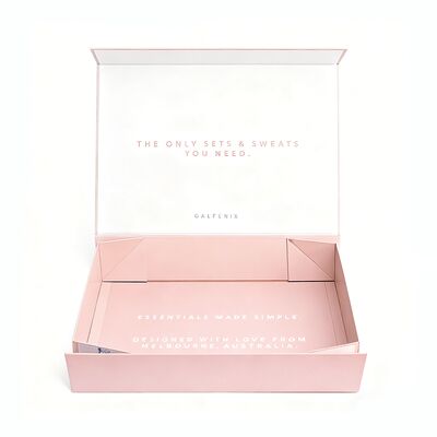 High-end luxe kledingpakket op maat Eco-vriendelijk Magnetisch vouwbaar geschenkpapier dozen voor ondergoed